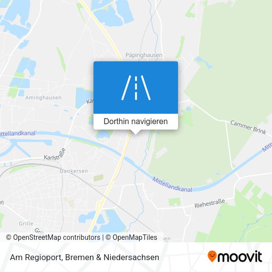 Am Regioport Karte