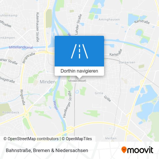 Bahnstraße Karte