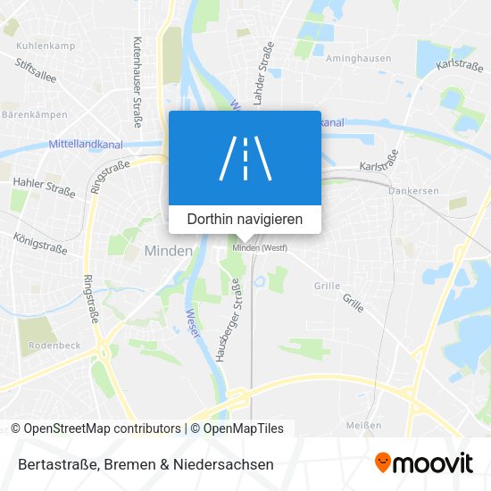Bertastraße Karte