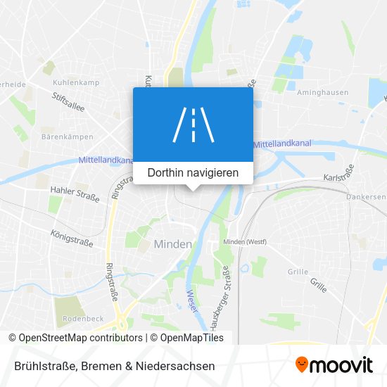 Brühlstraße Karte