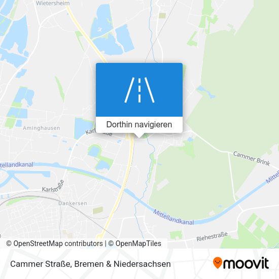 Cammer Straße Karte