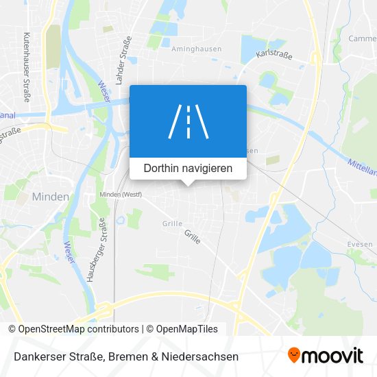 Dankerser Straße Karte