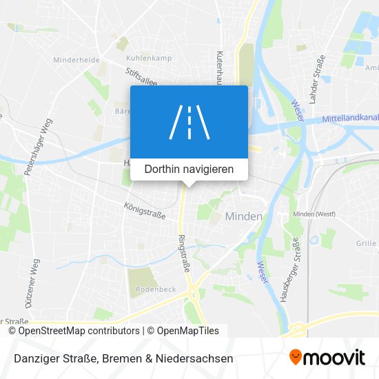 Danziger Straße Karte