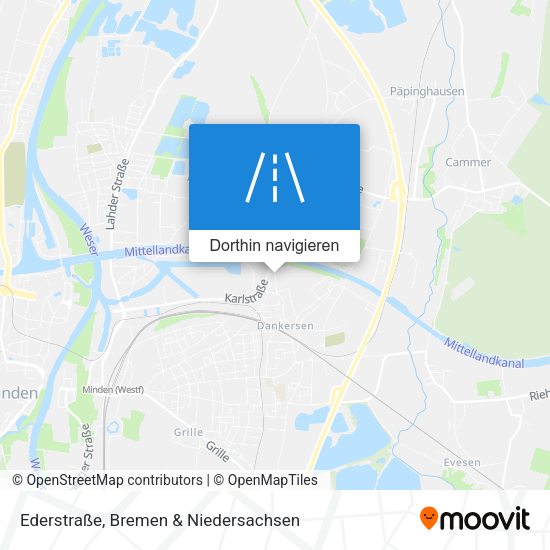 Ederstraße Karte