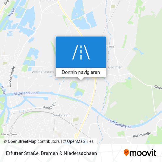 Erfurter Straße Karte