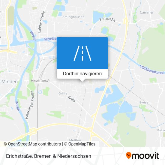 Erichstraße Karte