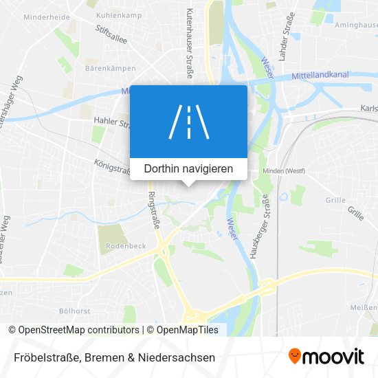 Fröbelstraße Karte