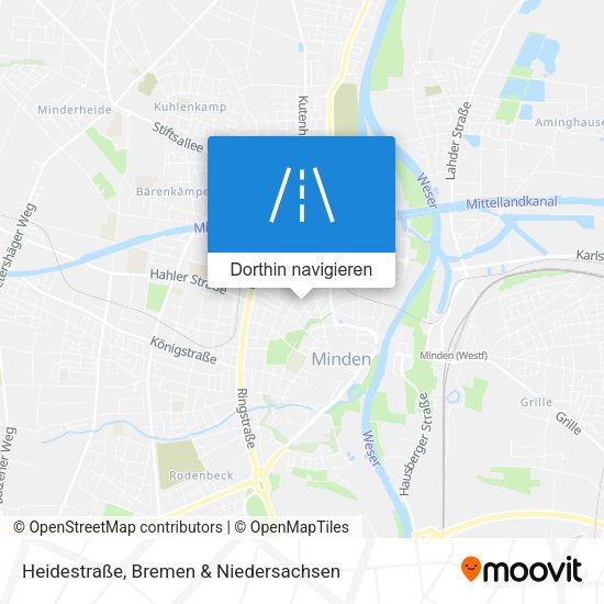 Heidestraße Karte
