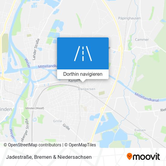 Jadestraße Karte