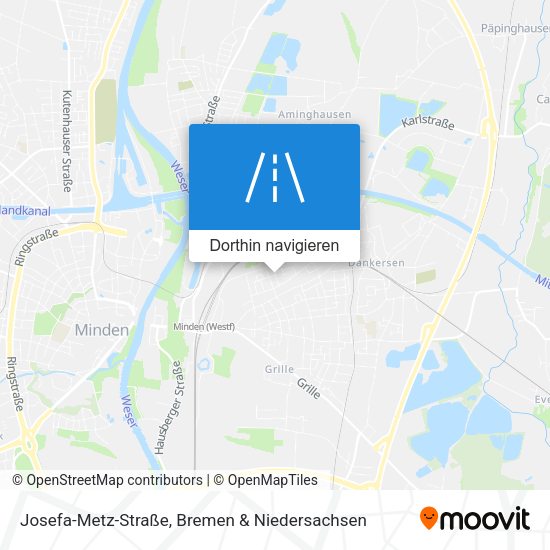 Josefa-Metz-Straße Karte
