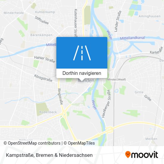 Kampstraße Karte