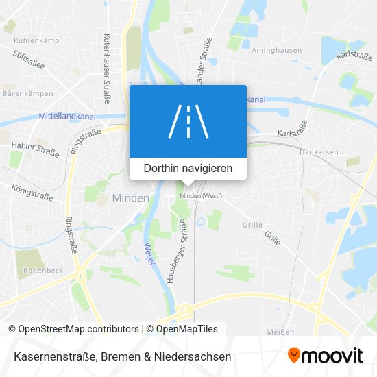 Kasernenstraße Karte