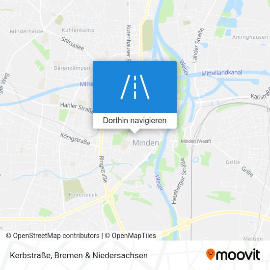 Kerbstraße Karte