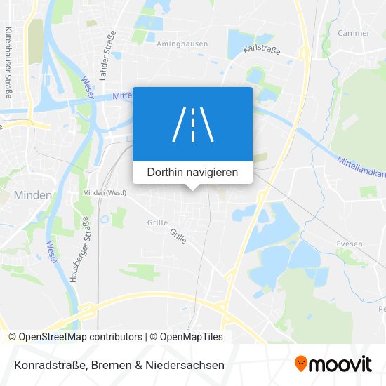 Konradstraße Karte