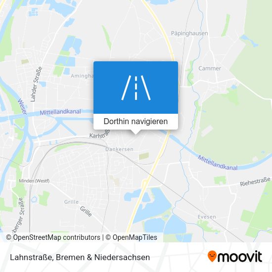 Lahnstraße Karte