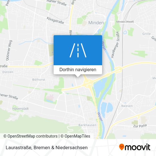 Laurastraße Karte