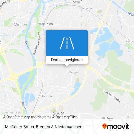 Meißener Bruch Karte