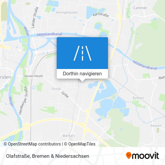 Olafstraße Karte