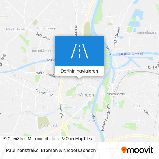Paulinenstraße Karte