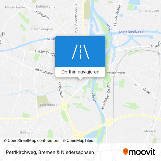 Petrikirchweg Karte