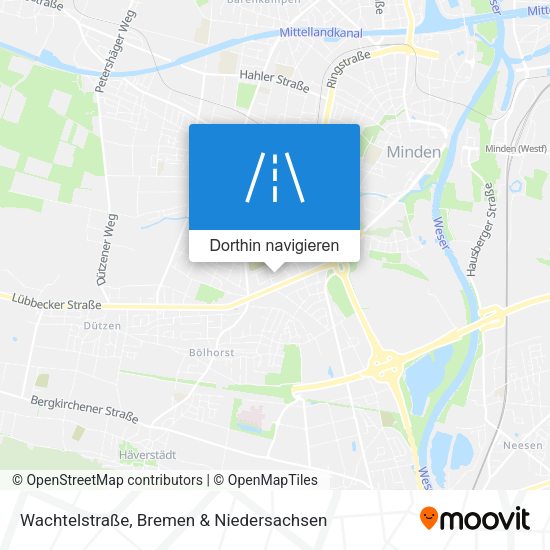 Wachtelstraße Karte