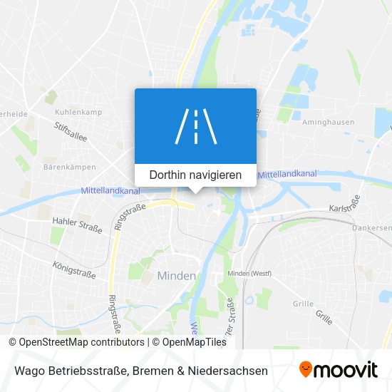 Wago Betriebsstraße Karte