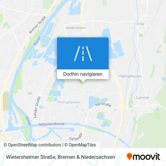 Wietersheimer Straße Karte