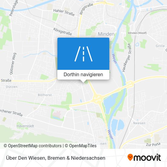 Über Den Wiesen Karte