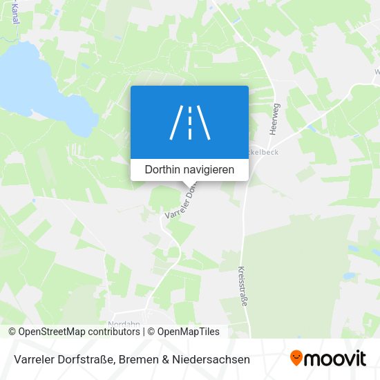 Varreler Dorfstraße Karte