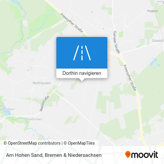 Am Hohen Sand Karte