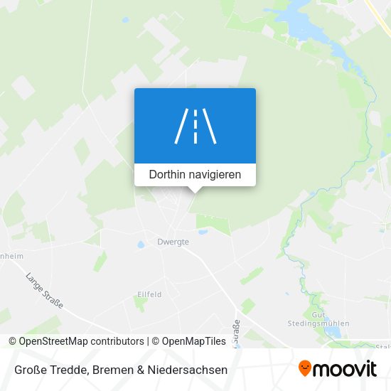 Große Tredde Karte