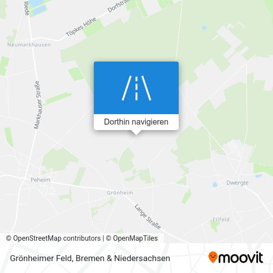 Grönheimer Feld Karte