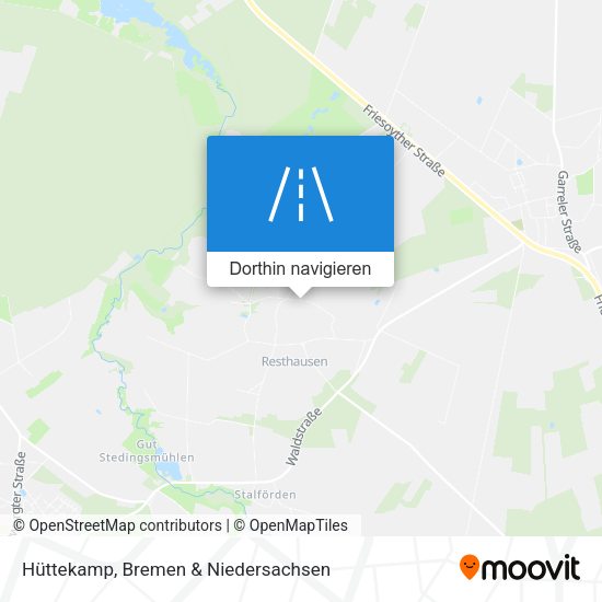 Hüttekamp Karte