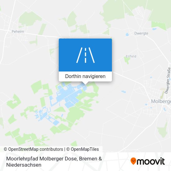 Moorlehrpfad Molberger Dose Karte