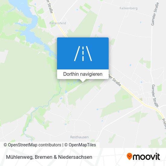 Mühlenweg Karte