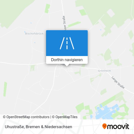 Uhustraße Karte