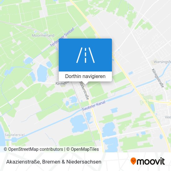Akazienstraße Karte