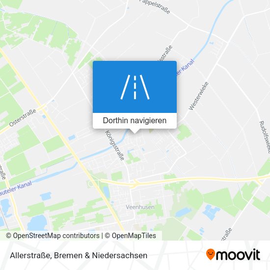 Allerstraße Karte