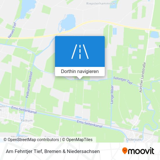 Am Fehntjer Tief Karte