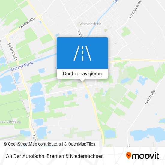 An Der Autobahn Karte