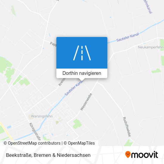 Beekstraße Karte