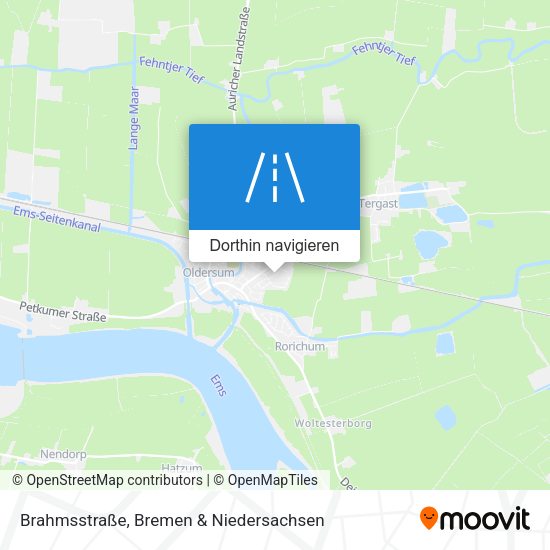 Brahmsstraße Karte