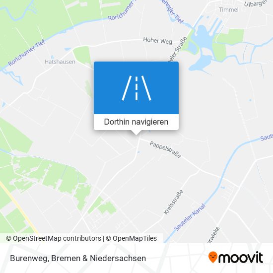 Burenweg Karte