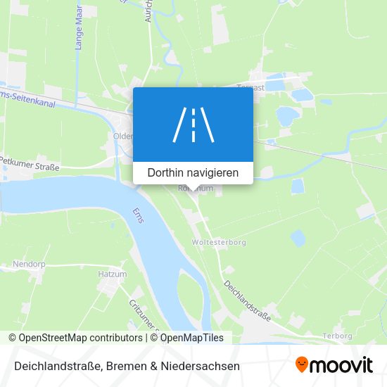 Deichlandstraße Karte