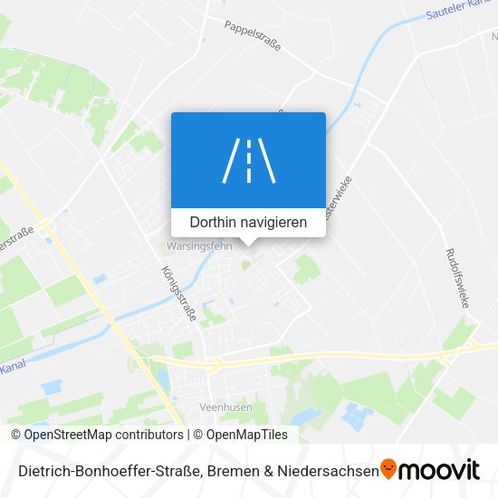 Dietrich-Bonhoeffer-Straße Karte