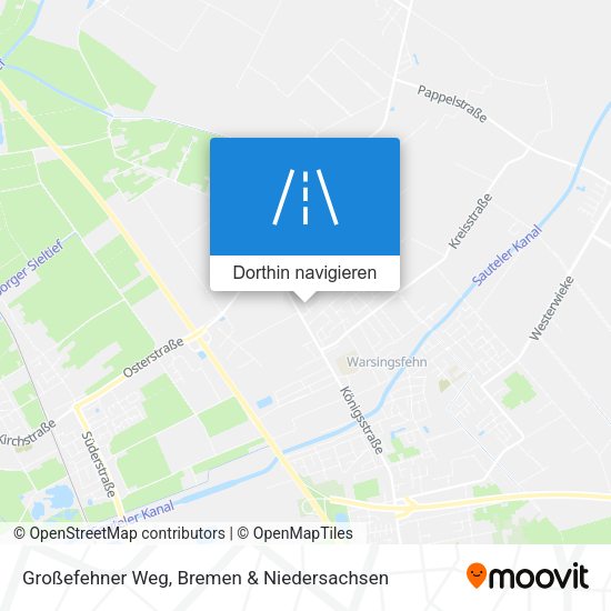 Großefehner Weg Karte