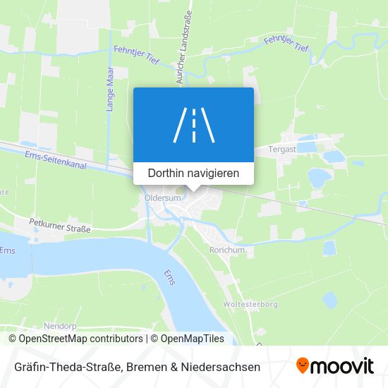 Gräfin-Theda-Straße Karte