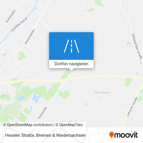 Heseler Straße Karte