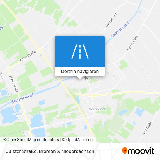 Juister Straße Karte