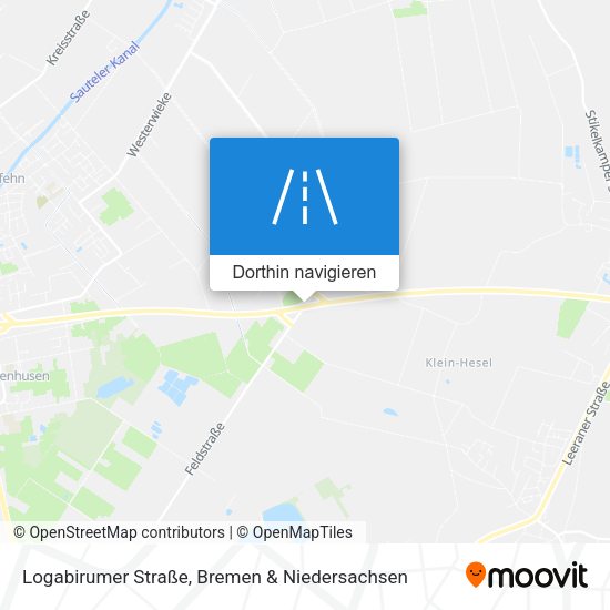 Logabirumer Straße Karte